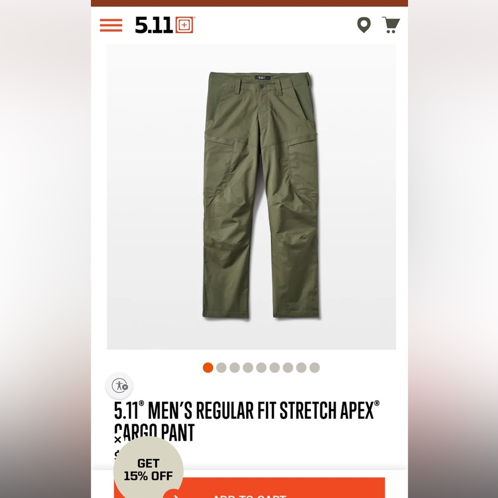 5.11 Tactical Men's Apex Pants
